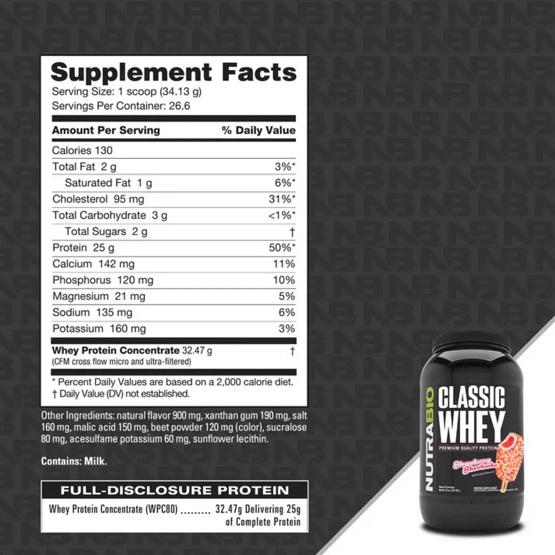 CLASSIC WHEY PROTEIN STRAWBERRY SHORTCAKE (2LB) 2