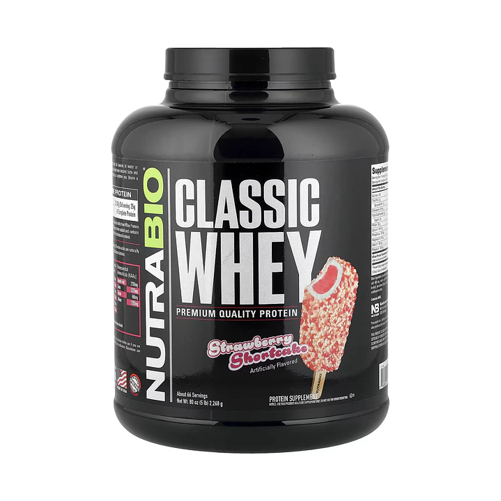 CLASSIC WHEY PROTEIN STRAWBERRY SHORTCAKE (5LB) 1