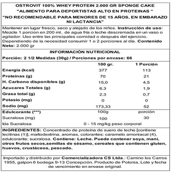 Pack Proteina Ostrovit Whey 5lbs + Creatina Monohidratada 300g | Inlcluye shaker GRATIS 2