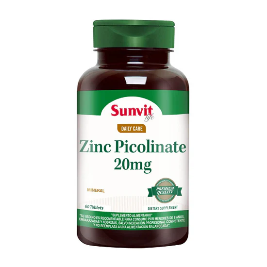 Zin Piocolinate 60 tabletas