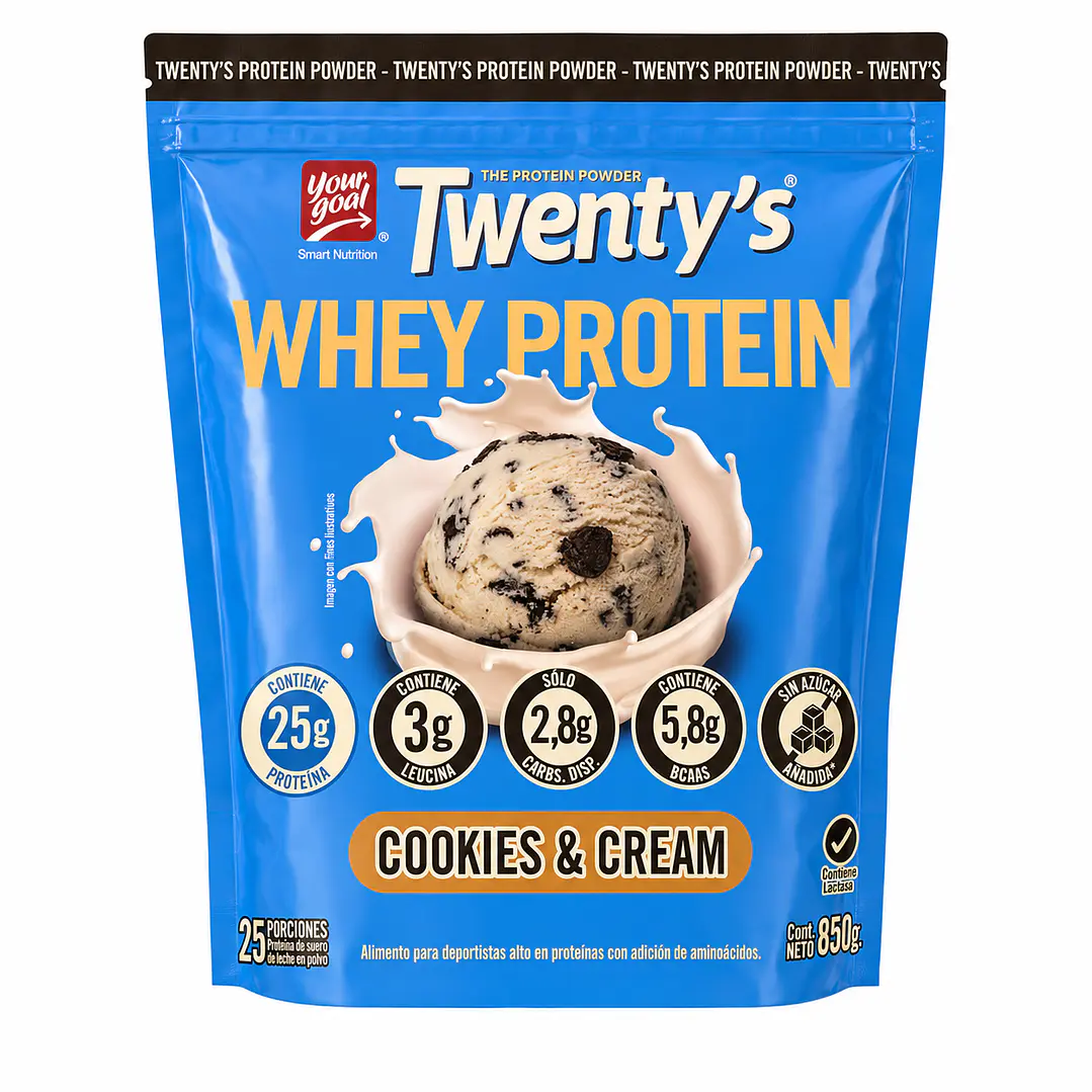 Twenty's Whey Protein Chocolate Fudge | 25 g de Proteína y 5,8 g de BCAA's 1