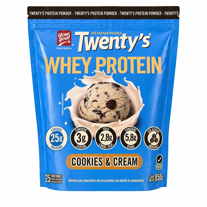 Twenty's Whey Protein Chocolate Fudge | 25 g de Proteína y 5,8 g de BCAA's 1