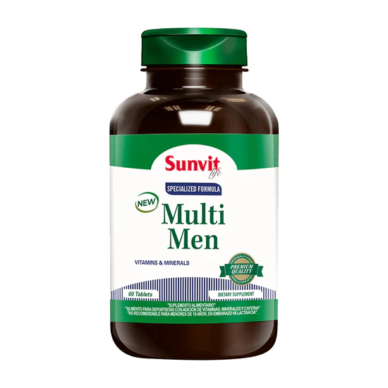 Multivitamínico para Hombres con Vitaminas y Minerales