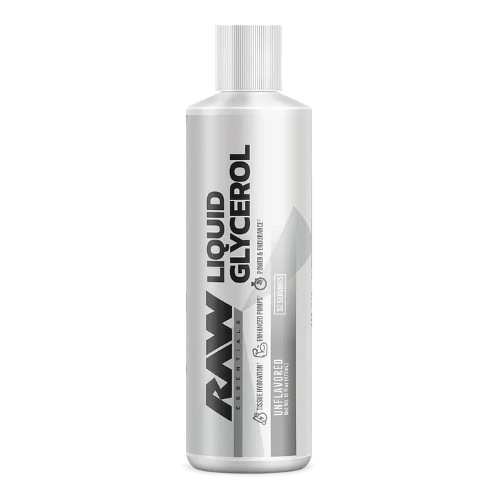 RAW Liquid Glycerol 32 Servicios | Hidratación Celular y Pump Muscular 1