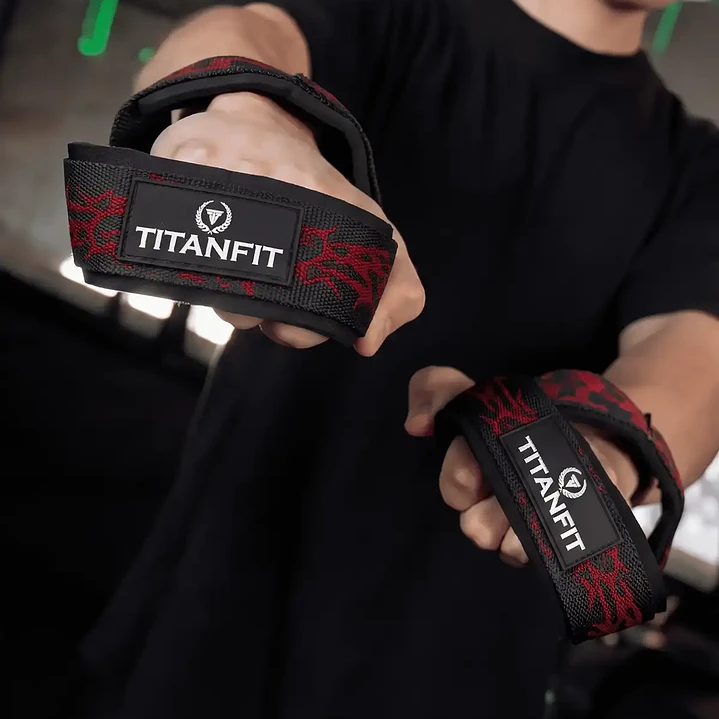 Straps en 8 TitanFit Hoplon Infinito Prometeo | Máximo Agarre para Peso Muerto y Powerlifting 2