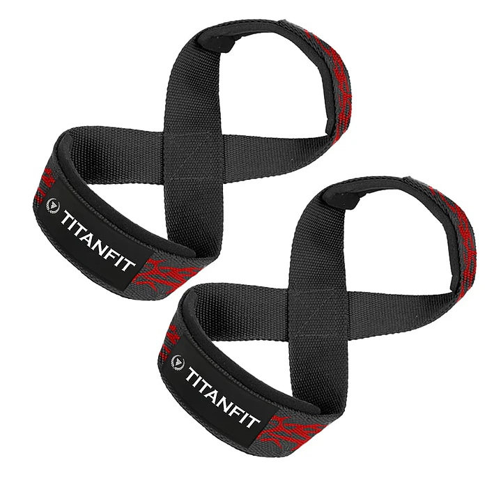 Straps en 8 TitanFit Hoplon Infinito Prometeo | Máximo Agarre para Peso Muerto y Powerlifting 5