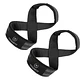 Straps en 8 TitanFit Hoplon Infinito | Máximo Agarre para Peso Muerto y Powerlifting - Miniatura 5