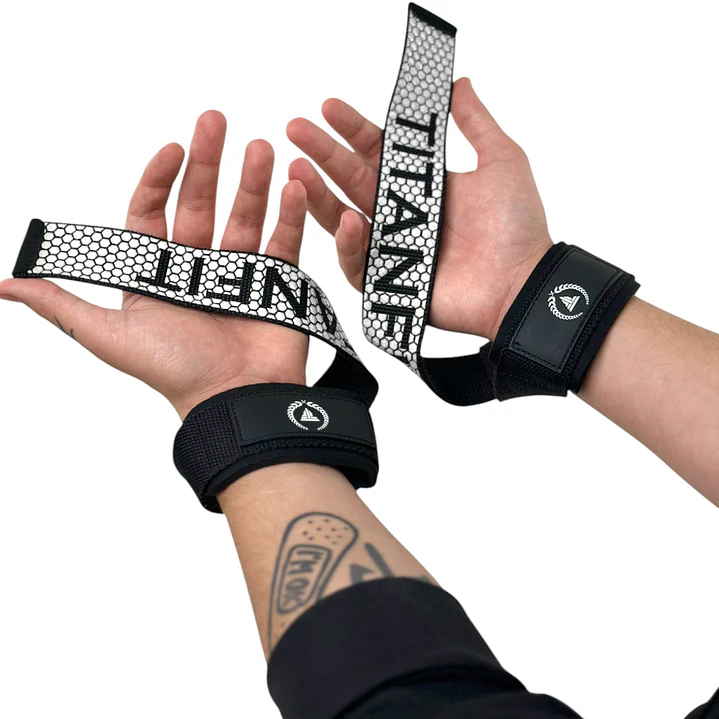 Straps Dory TitanFit | Correas de Levantamiento con Doble Grip Antideslizante 3