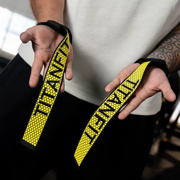 Straps Dory TitanFit | Correas de Levantamiento con Doble Grip Antideslizante 7