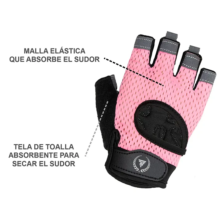 Guantes Deportivos TitanFit | Agarre Antideslizante para Gimnasio y Entrenamiento 5