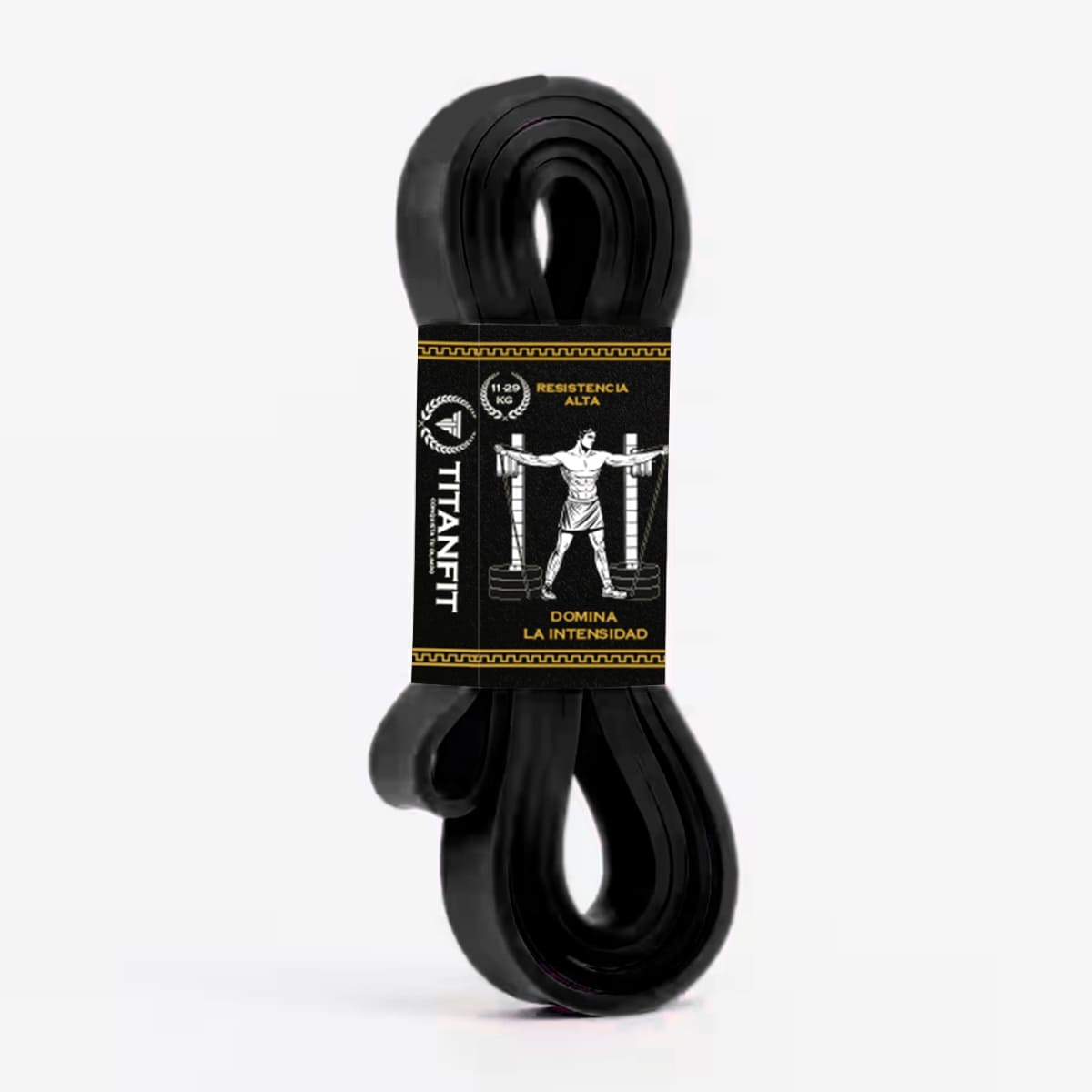 Banda Elástica TitanFit | Resistencia Alta 11 a 29 kg | Látex Natural