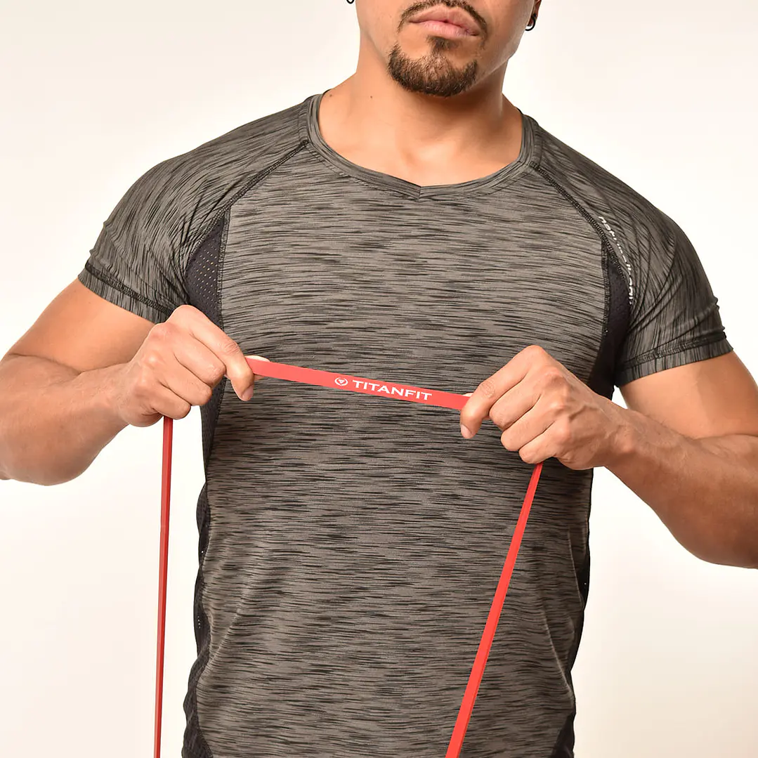 Banda Elástica TitanFit | Resistencia Media 7 a 16 kg | Látex Natural 5