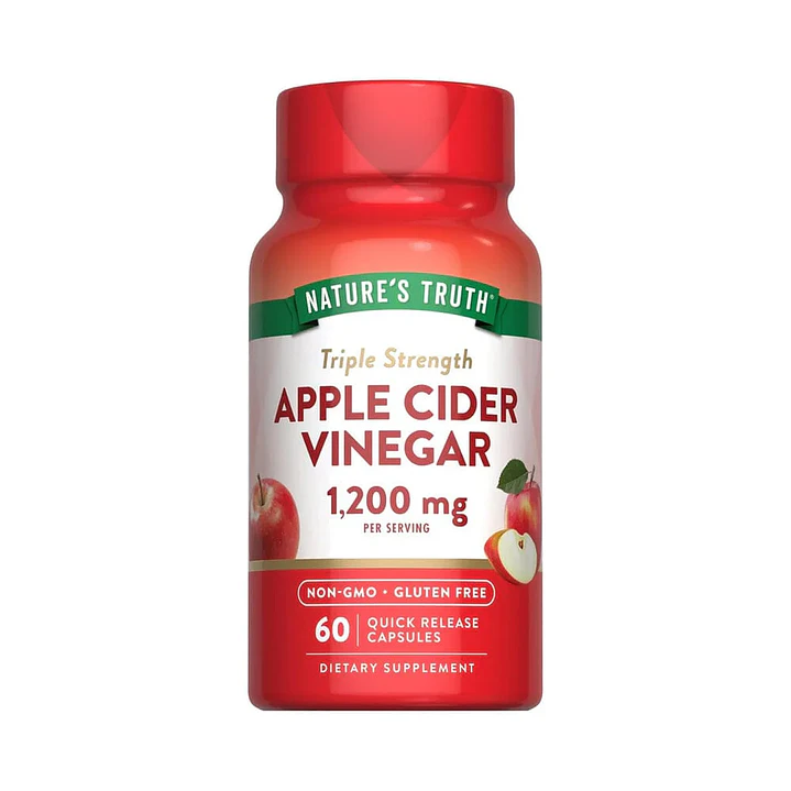 Vinagre de Manzana 1.200 mg Nature's Truth 100 Cápsulas 1