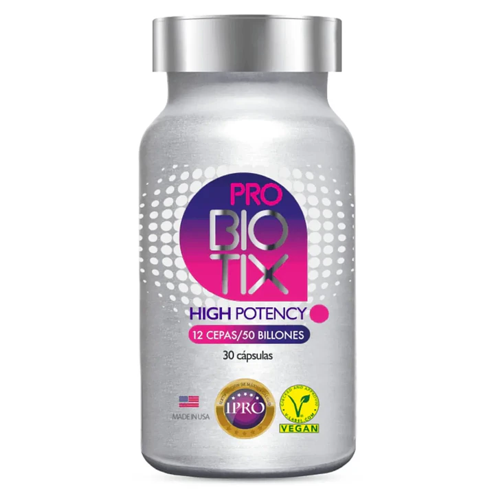 ProBiotix High Potency Ultra Pure 30 Cápsulas | Probiótico 50 Billones UFC 1