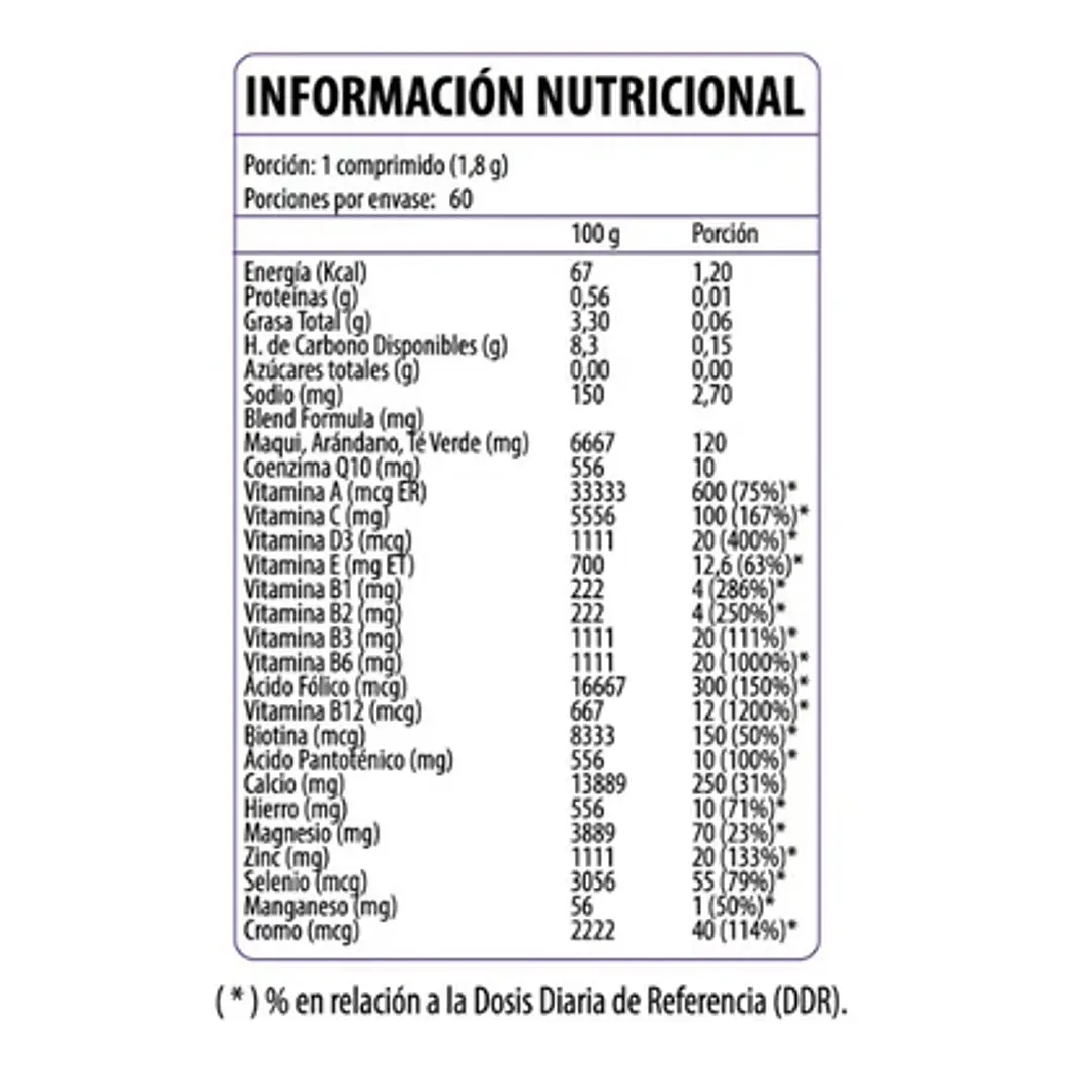 Multi Woman Ultra Pure 60 Comprimidos | Multivitamínico Mujer 2