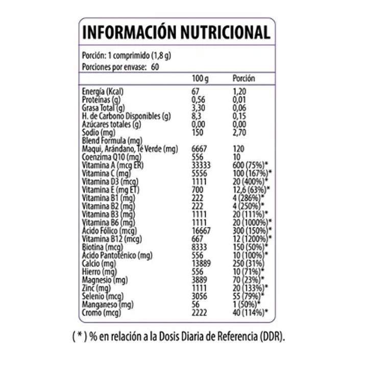 Multi Woman Ultra Pure 60 Comprimidos | Multivitamínico Mujer 2