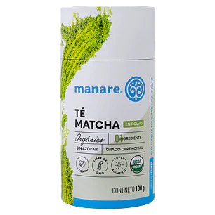Té Matcha Orgánico Manare 100 g | Energía Natural
