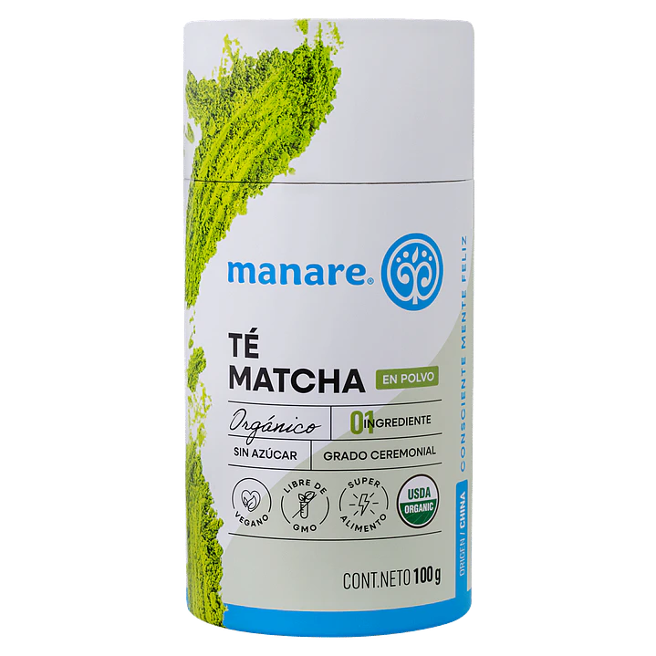 Té Matcha Orgánico Manare 100 g | Energía Natural 1