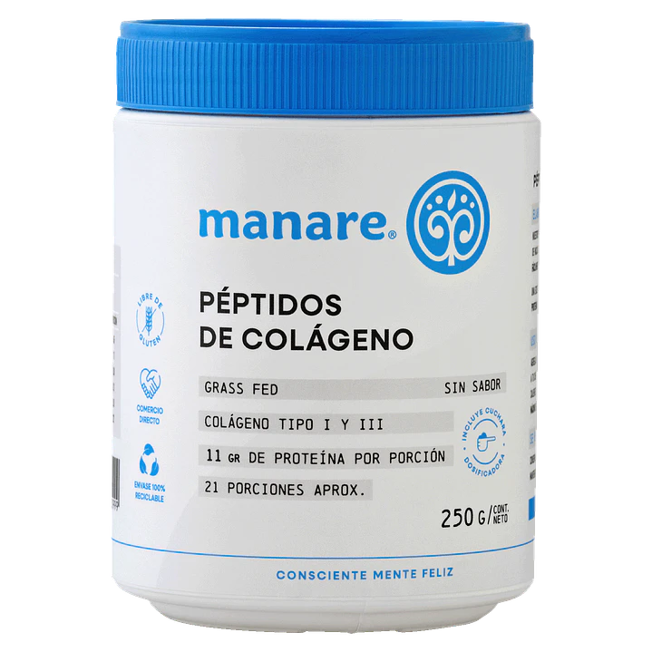 Péptidos de Colágeno Manare 250 g | 11 g Proteína 1