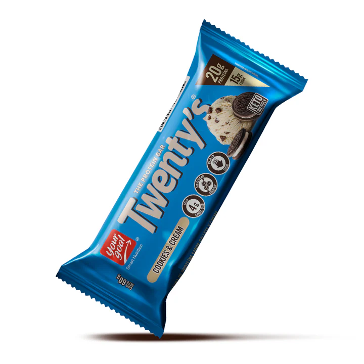 Barra Twenty’s Cookies & Cream 60 g | 20 g Proteína