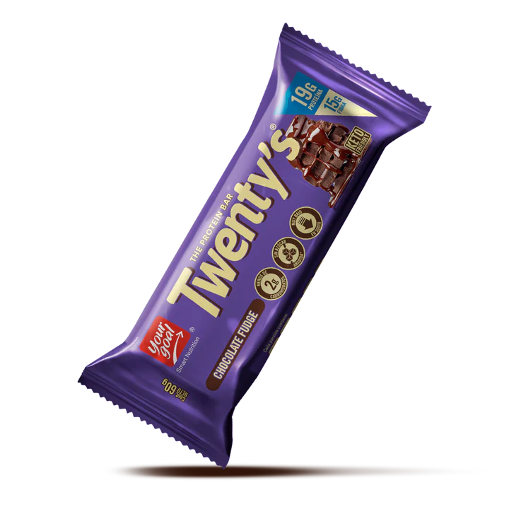 Barra Twenty’s Chocolate Fudge 60 g | 19 g Proteína