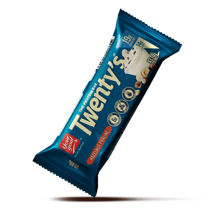 Barra Twenty’s Hazelnut Praline 60 g | 19 g Proteína