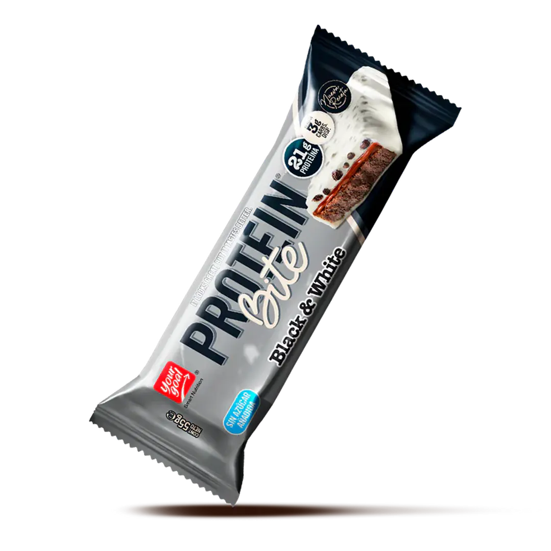 Protein Bite Black & White 55 g | 21 g Proteína 1