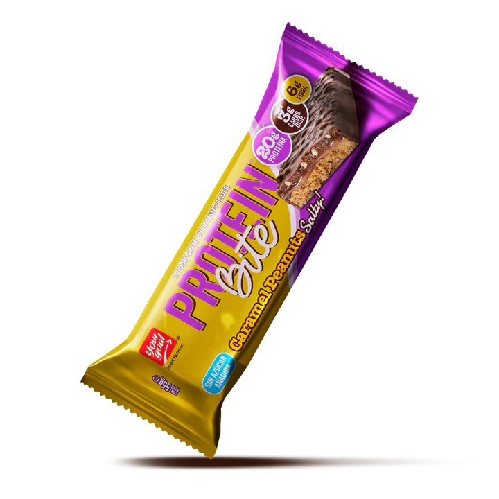 Protein Bite Caramel Peanuts 55 g | 20 g Proteína