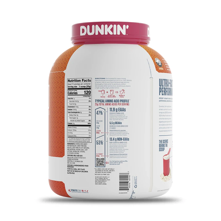 PROTEINA ISO 100 DUNKIN GLAZED DONUT (5LB) 2