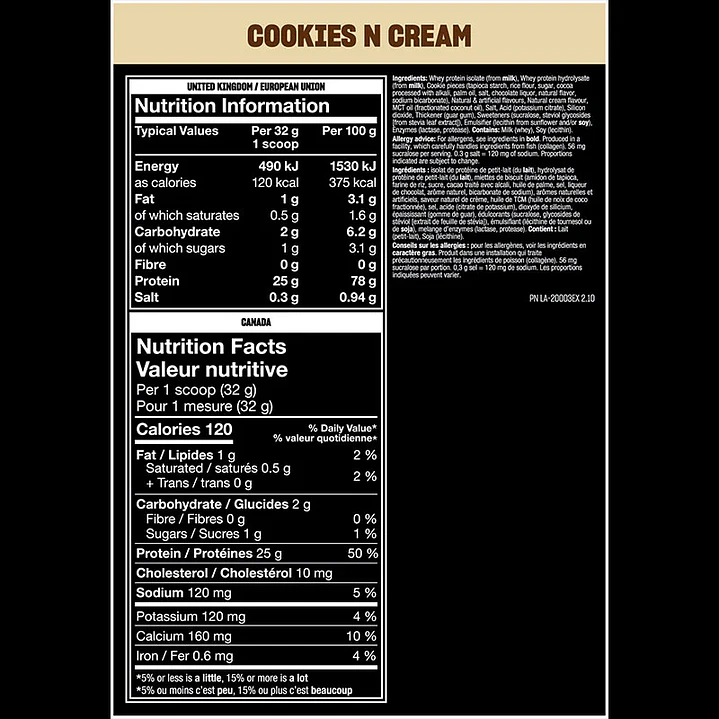 PROTEINA ISO HARDCORE PROTEIN (5LB) MUTANT 6