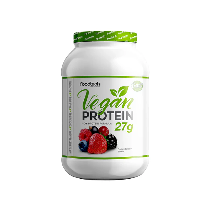 Food Tech Proteína Vegetal Cacao 2 lb  3