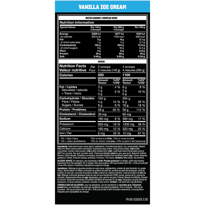 GANADOR DE MASA MUTANT MASS EXTREME  (6LB) 3