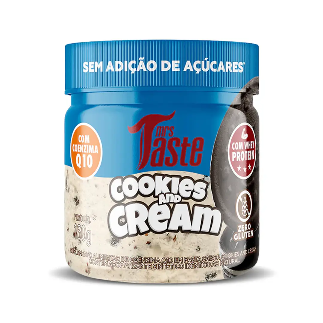 Crema Cookies & Cream Mrs Taste 160 g con Q10 1