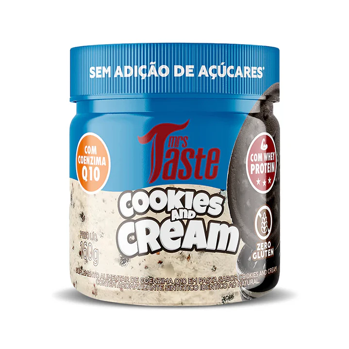 Crema Cookies & Cream Mrs Taste 160 g con Q10 1