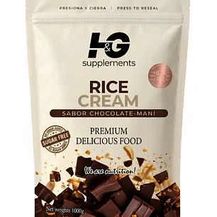 Rice Cream Chocolate Maní H&G 1 kg | 20 Porciones