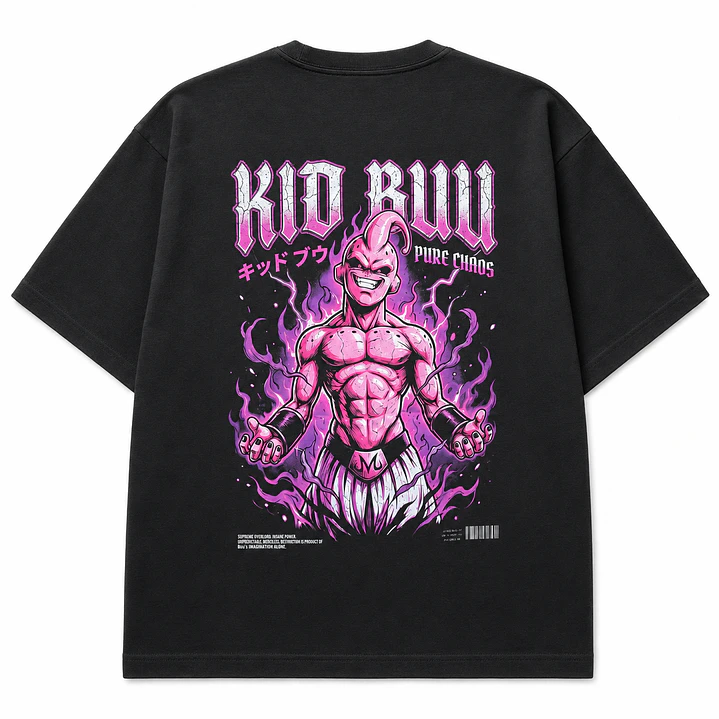 Poleras Anime Oversize Monark | Diseños Urbanos 1