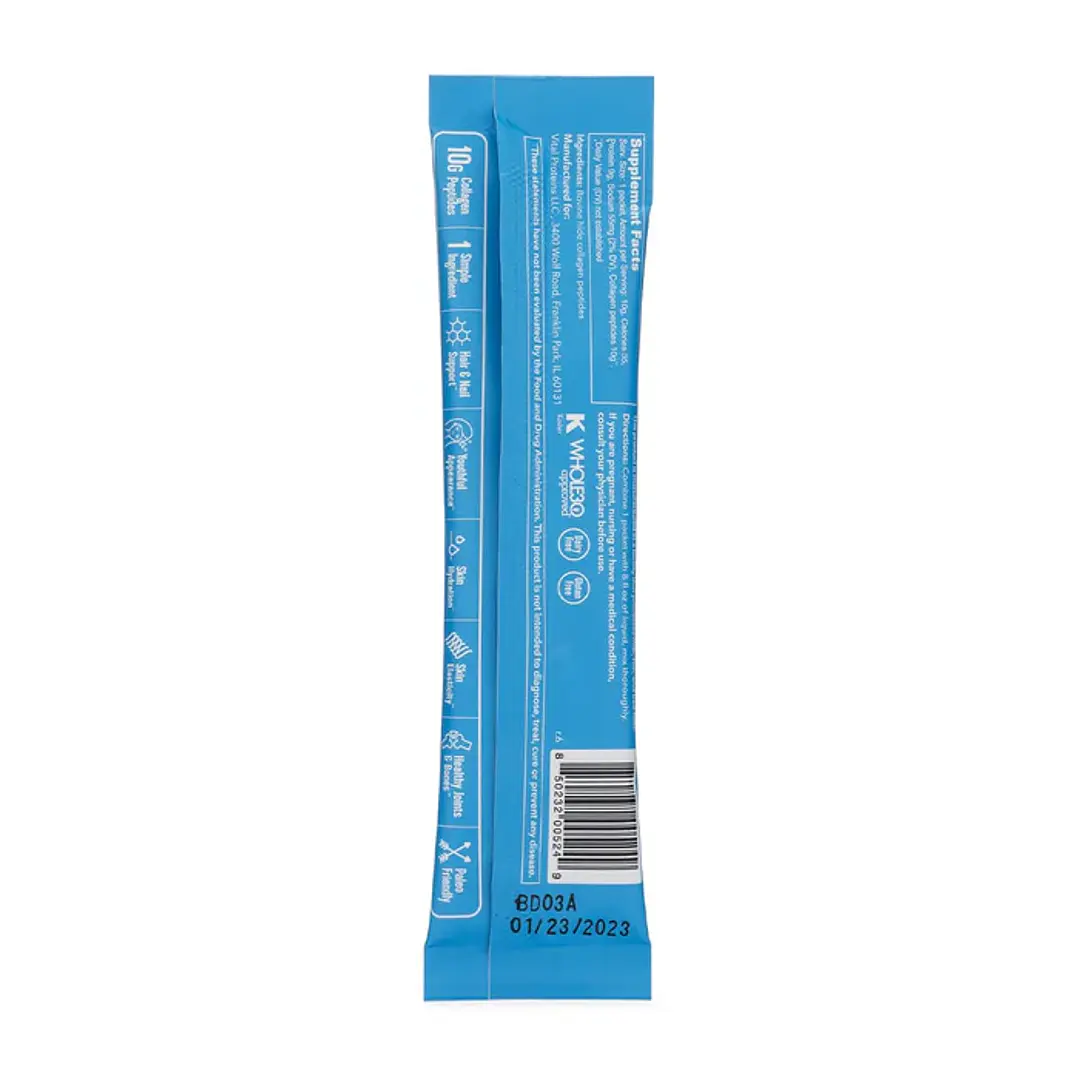 Collagen Peptides Vital Proteins Sachet 10 g | 1 Servicio 2