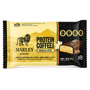 Barra Proteína Marley Coffee Vainilla Latte 45 g 