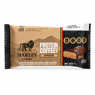 Barra Proteína Marley Coffee Cappuccino 45 g 