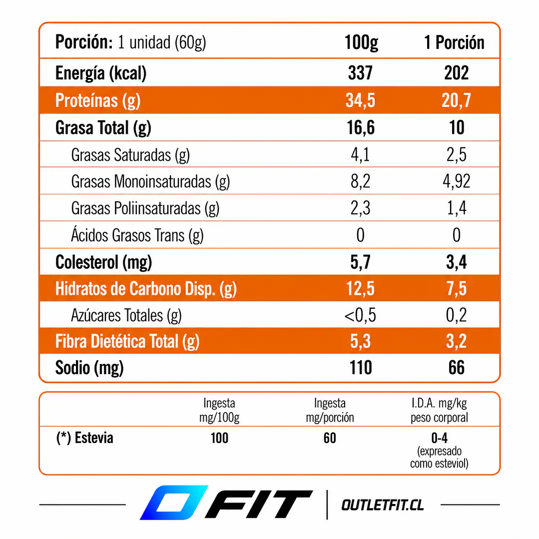Barra Proteína FitSpo Low Carb Banana Pie 60 g 2