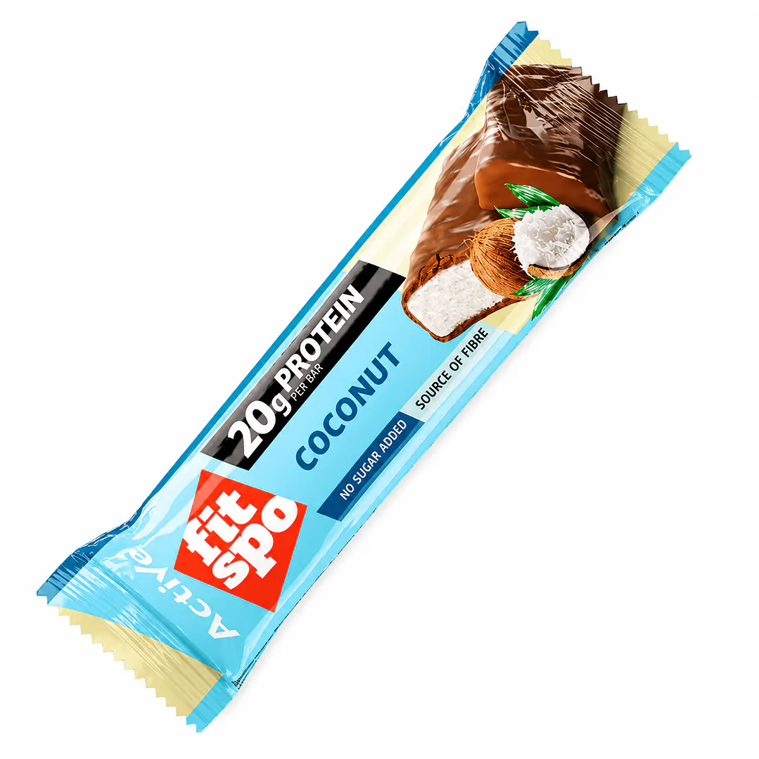 Barra Proteína FitSpo Low Carb Coconut 60 g 1