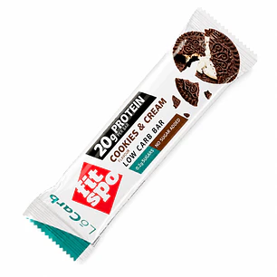 Barra Proteína FitSpo Low Carb Cookies & Cream 60 g