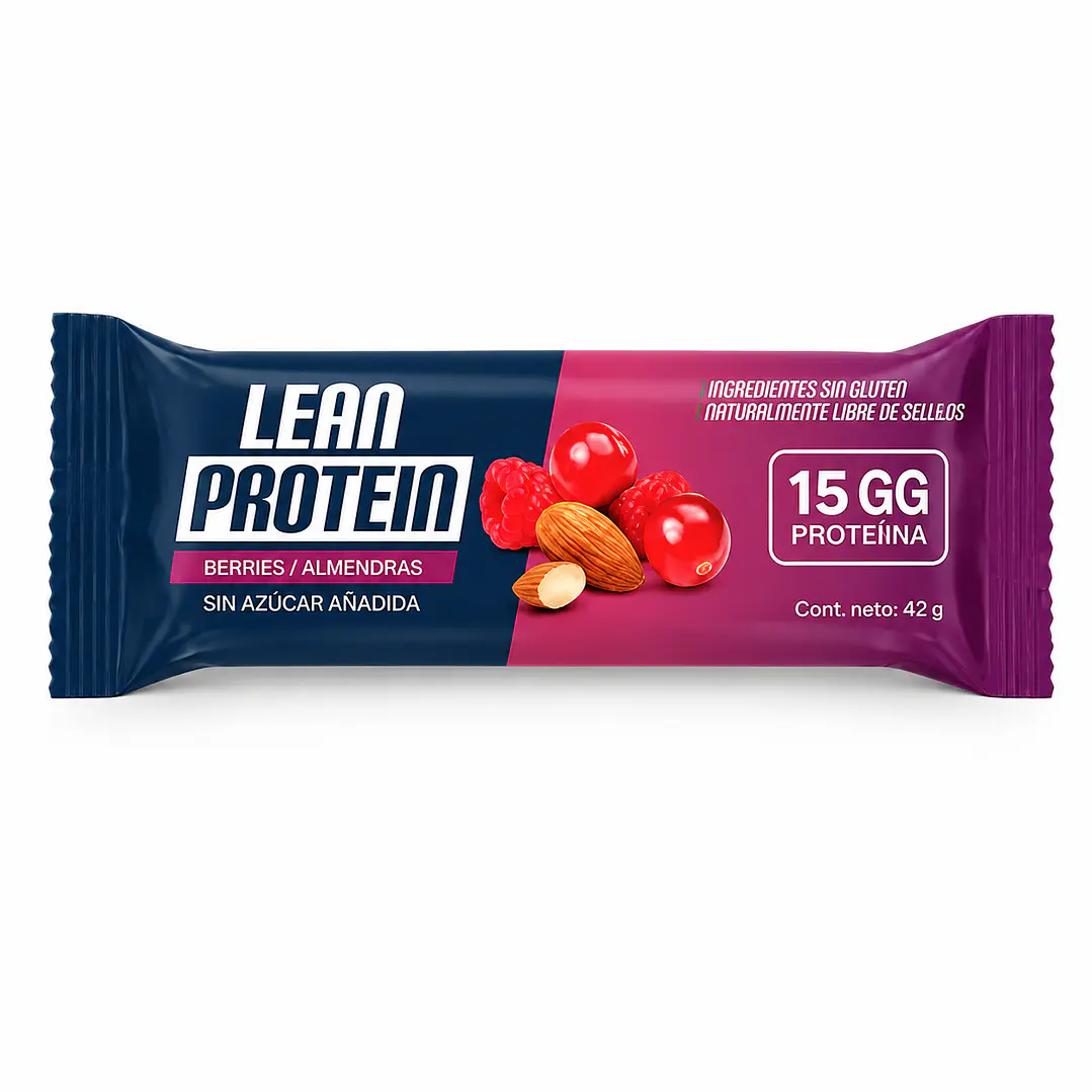 Barra Proteína Lean Protein Berries Almendras 42 g 1