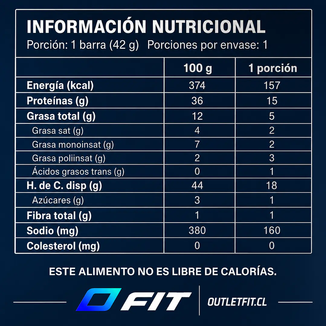 Barra Proteína Lean Protein Berries Almendras 42 g 2