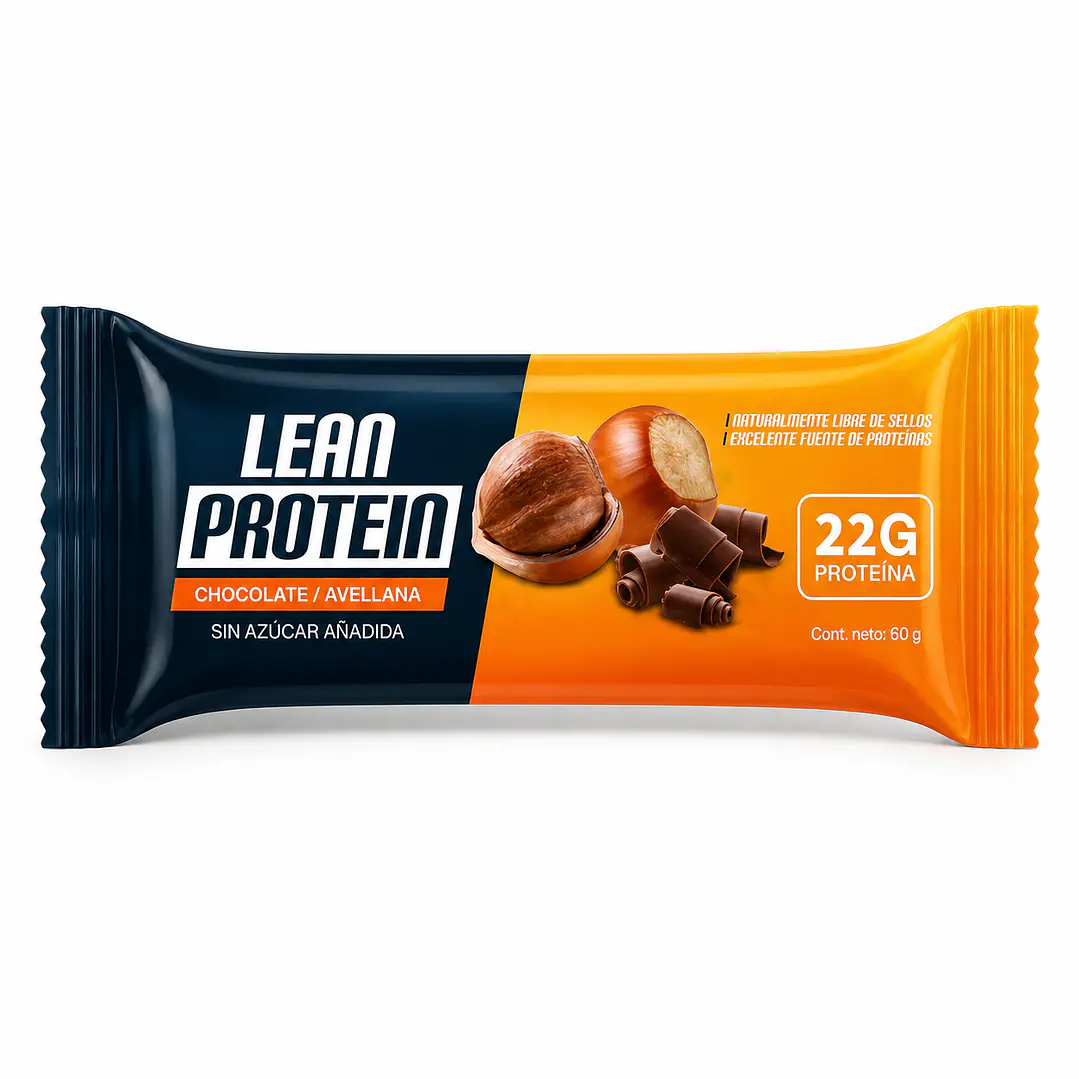 Barra Proteína Lean Protein Chocolate Avellana 60 g 1