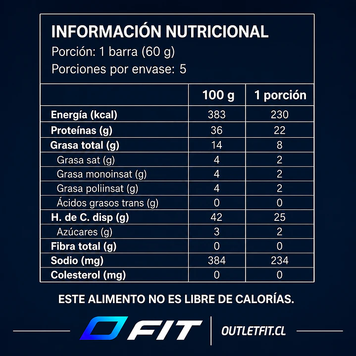 Barra Proteína Lean Protein Chocolate Avellana 60 g 2
