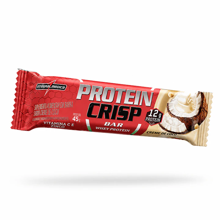 Barra Proteína Integralmédica Protein Crisp Creme de Coco 45 g 1