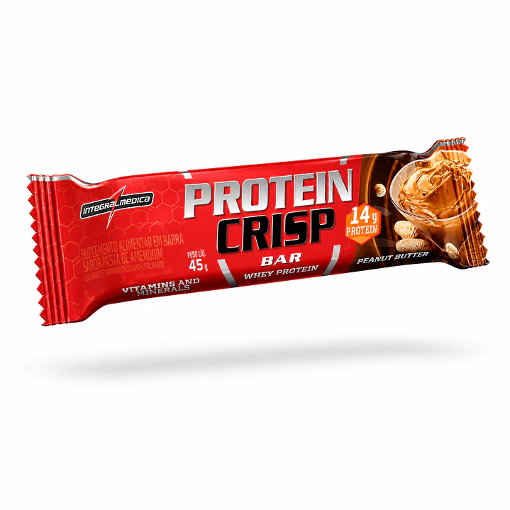 Barra Proteína Integralmédica Protein Crisp Peanut Butter 45 g 1