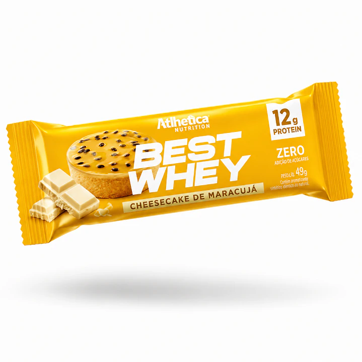 Barra Best Whey Cheesecake de Maracuyá Atlhetica 49 g 1