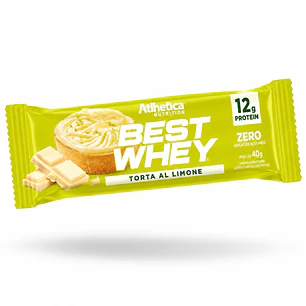 Barra Best Whey Torta al Limone Atlhetica 49 g 